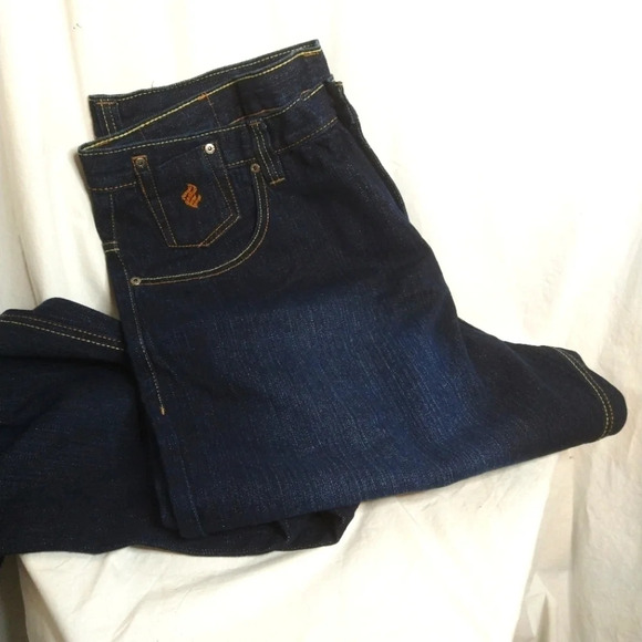 Rocawear Dark Wash Wide Leg Jeans NWT 👍 - Picture 1 of 12